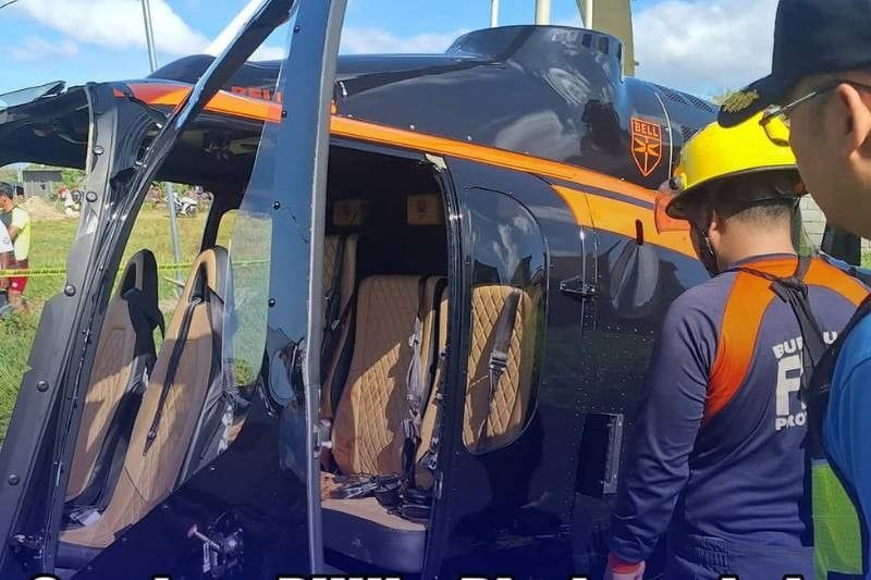 Helicopter Crashes in Pililla, Rizal: 2 Dead, 3 Injured in Tuesday Morning Tragedy