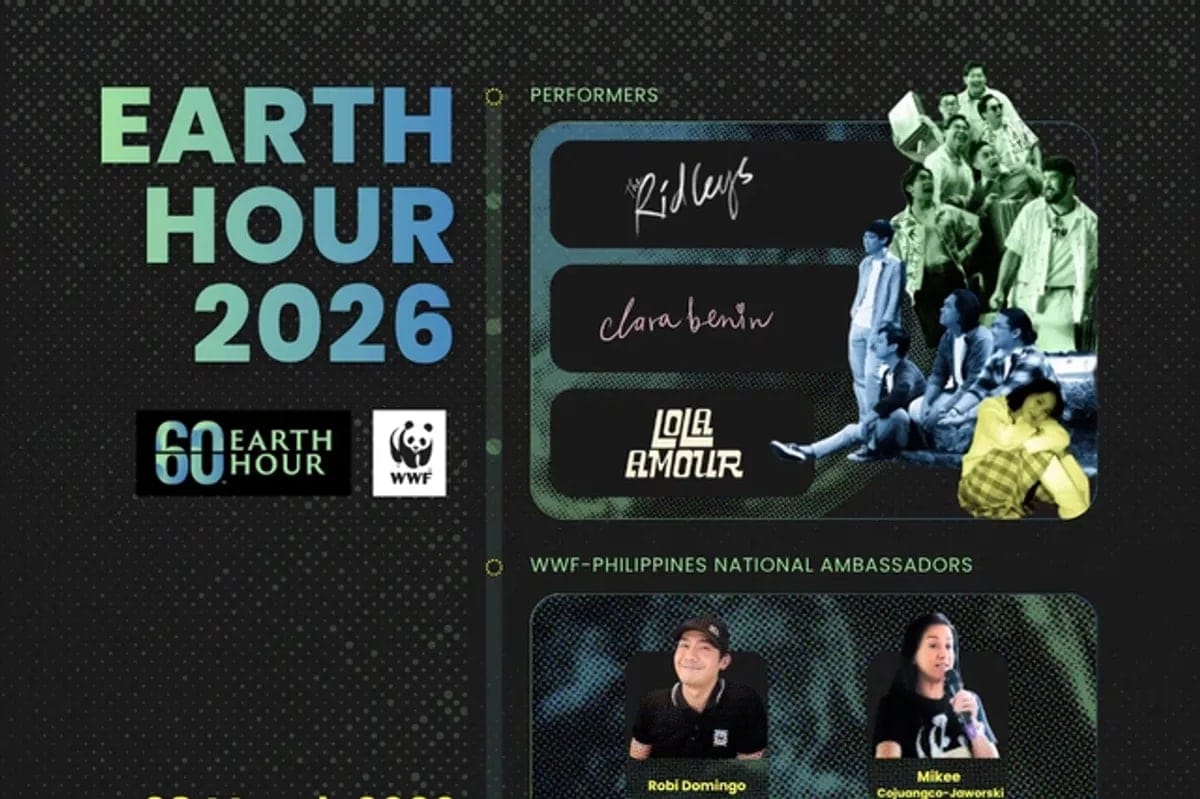 Earth Hour 2026 Gets Star Power With Robi, Mikee, and Lola Amour