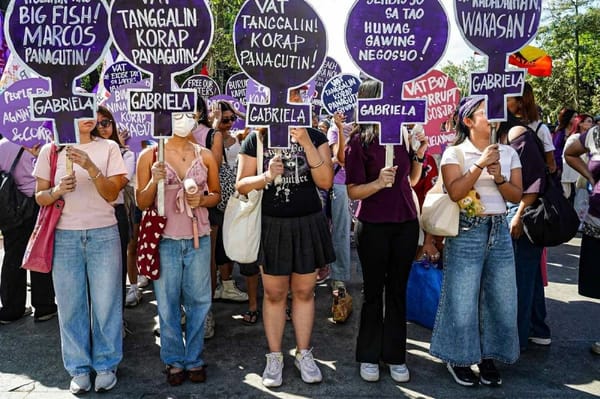 Songs, Effigies, and Raised Fists: Manila Women's Day Rally Gets Creative at Liwasang Bonifacio